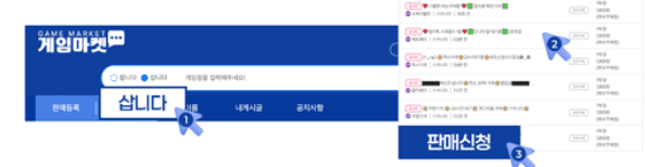 게임마켓 로아 골드 거래소 이용방법